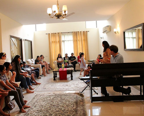 Piano classes house concert